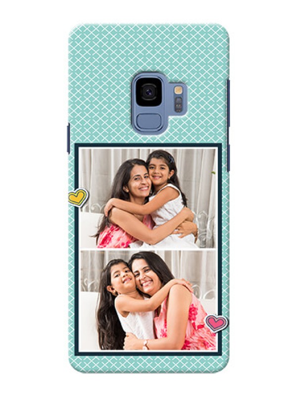 Custom Samsung Galaxy S9 2 image holder with pattern Design