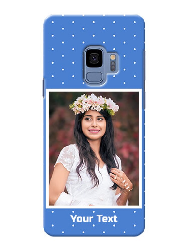 Custom Samsung Galaxy S9 2 image holder polka dots Design