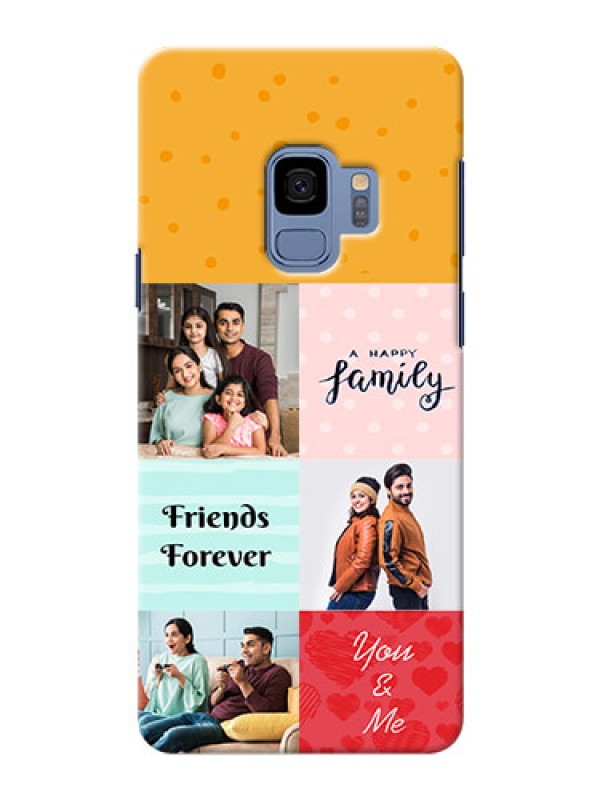 Custom Samsung Galaxy S9 4 image holder with multiple quotations Design