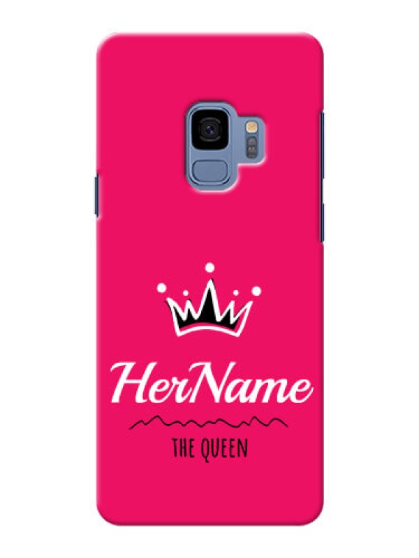 Custom Galaxy S9 Queen Phone Case with Name