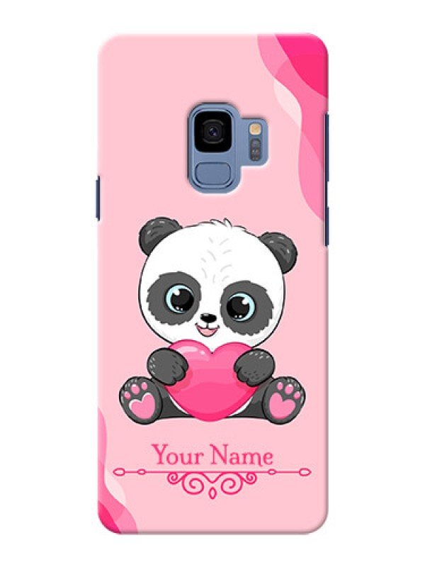 Custom Galaxy S9 Mobile Back Covers: Cute Panda Design
