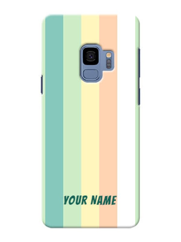 Custom Galaxy S9 Back Covers: Multi-colour Stripes Design