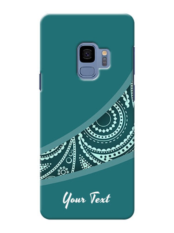 Custom Galaxy S9 Custom Phone Covers: semi visible floral Design
