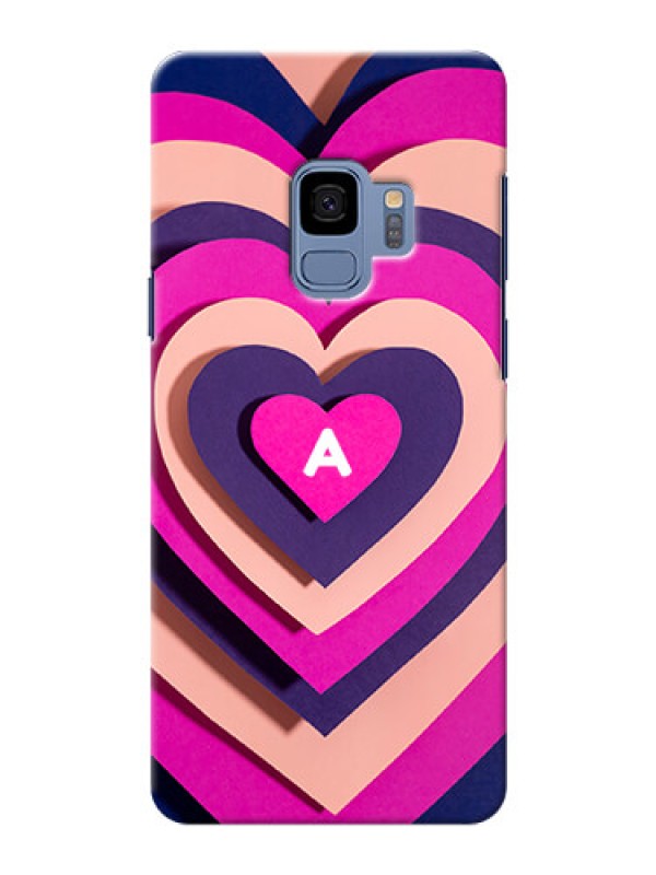 Custom Galaxy S9 Custom Mobile Case with Cute Heart Pattern Design