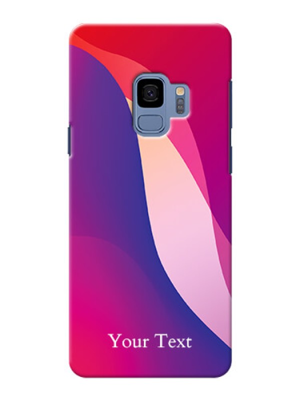 Custom Galaxy S9 Mobile Back Covers: Digital abstract Overlap Design