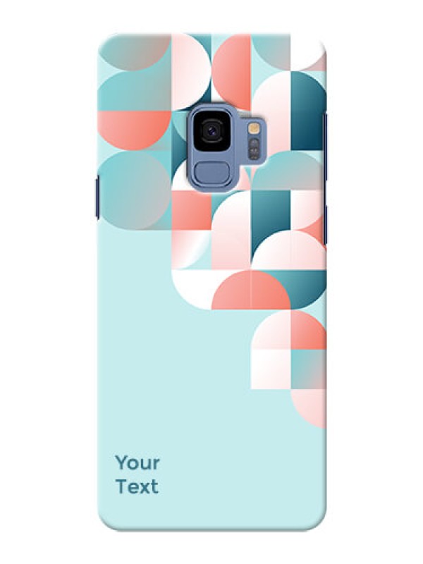 Custom Galaxy S9 Back Covers: Stylish Semi-circle Pattern Design