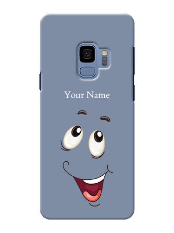 Custom Galaxy S9 Phone Back Covers: Laughing Cartoon Face Design