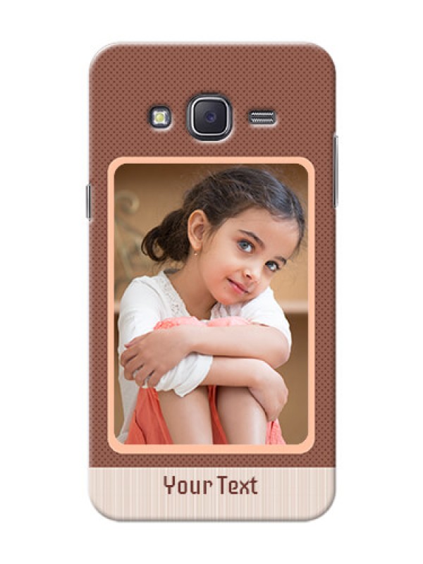 Custom Samsung J5 (2015) Simple Photo Upload Mobile Cover Design