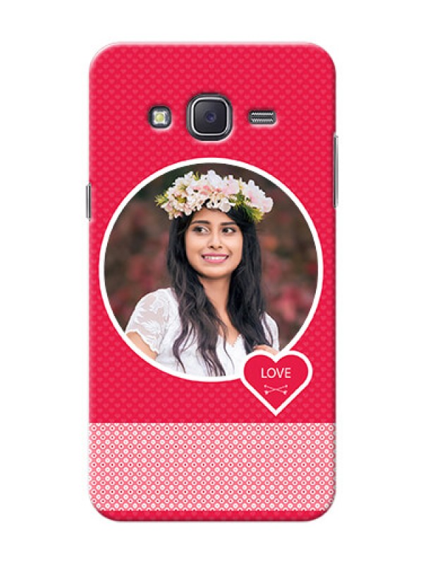 Custom Samsung J5 (2015) Pink Design Pattern Mobile Case Design