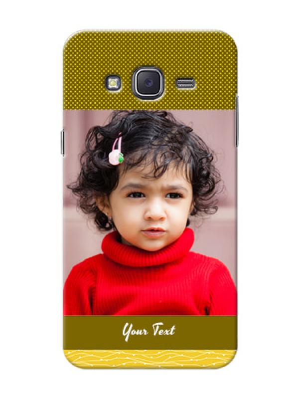 Custom Samsung J5 (2015) Simple Green Colour Mobile Case Design