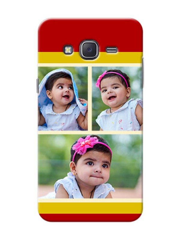 Custom Samsung J5 (2015) Multiple Picture Upload Mobile Cover Design