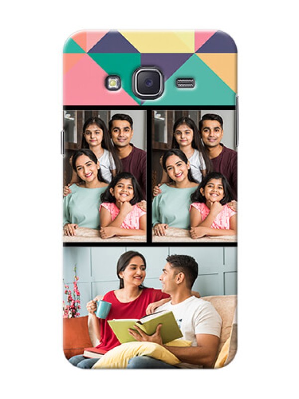 Custom Samsung J5 (2015) Bulk Picture Upload Mobile Case Design
