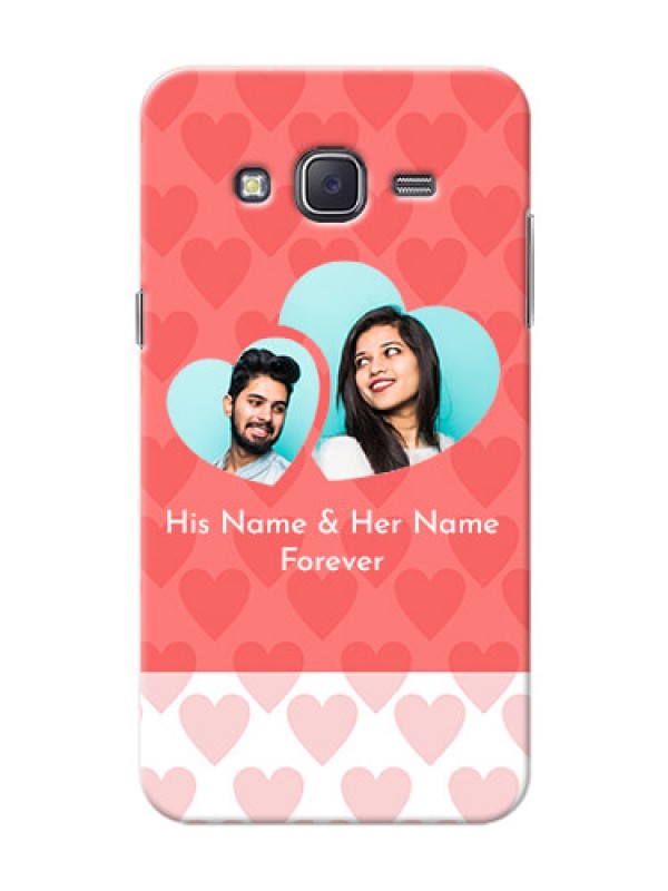 Custom Samsung J5 (2015) Couples Picture Upload Mobile Cover Design