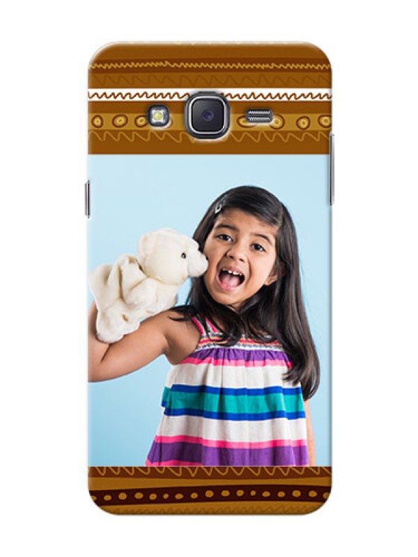 Custom Samsung J5 (2015) Friends Picture Upload Mobile Cover Design