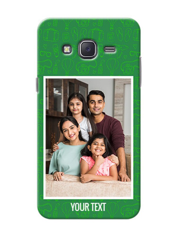 Custom Samsung J5 (2015) Multiple Picture Upload Mobile Back Cover Design