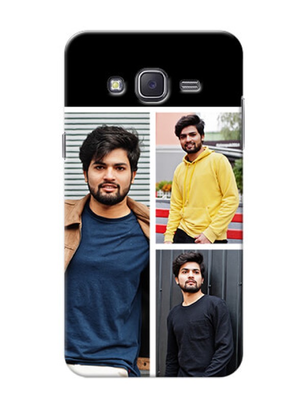 Custom Samsung J5 (2015) Multiple Picture Upload Mobile Cover Design