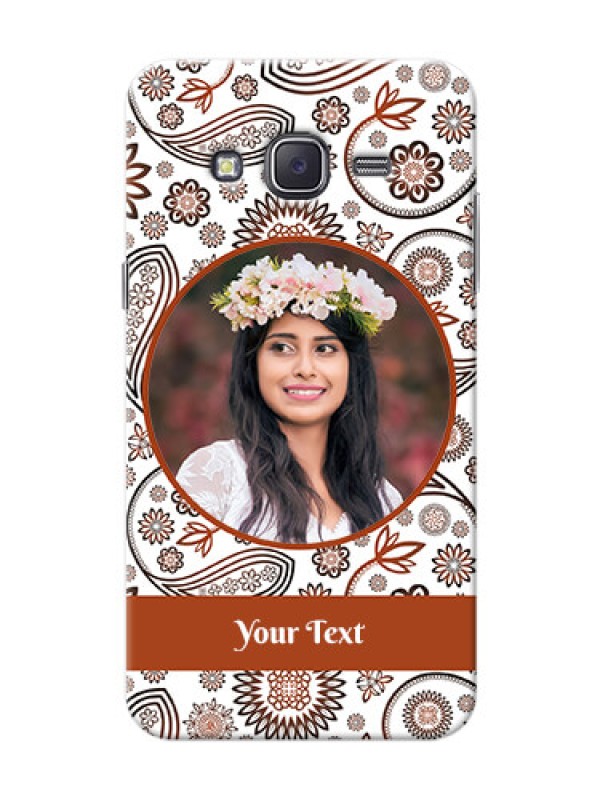 Custom Samsung J5 (2015) Floral Abstract Mobile Case Design