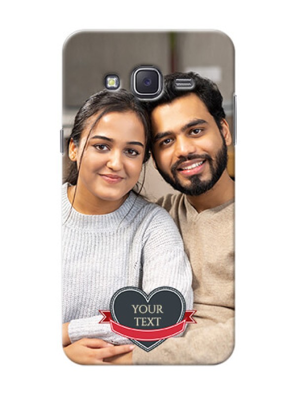 Custom Samsung J5 (2015) Just Married Mobile Cover Design