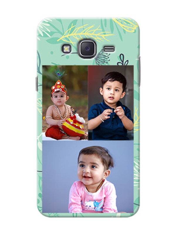 Custom Samsung J5 (2015) family is forever design with floral pattern Design