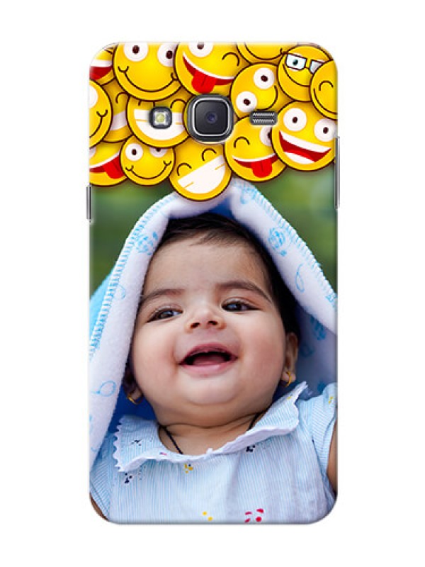 Custom Samsung J5 (2015) smileys pattern Design