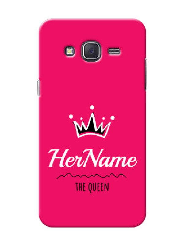 Custom Galaxy J5 (2015) Queen Phone Case with Name