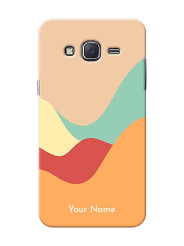 Custom Galaxy J5 (2015) Custom Mobile Case with Ocean Waves Multi-colour Design