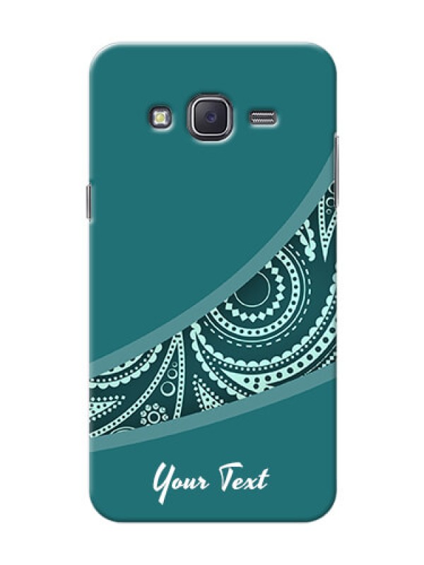 Custom Galaxy J5 (2015) Custom Phone Covers: semi visible floral Design