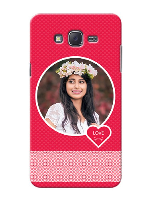 Custom Samsung J7 (2015)  Pink Design Pattern Mobile Case Design