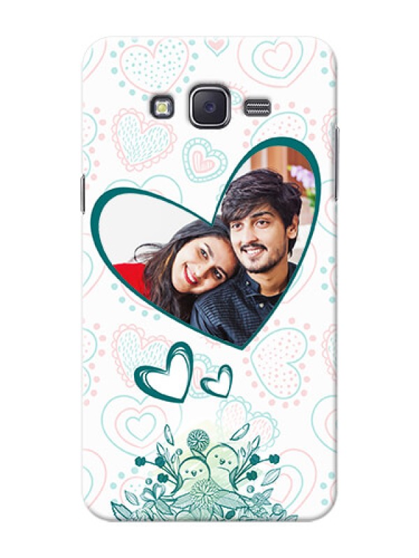 Custom Samsung J7 (2015)  Couples Picture Upload Mobile Case Design