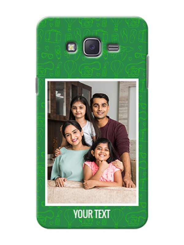 Custom Samsung J7 (2015)  Multiple Picture Upload Mobile Back Cover Design