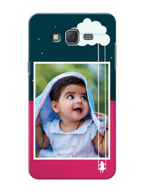 Custom Samsung J7 (2015)  Cute Girl Abstract Mobile Case Design