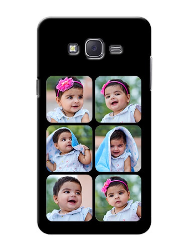 Custom Samsung J7 (2015)  Multiple Pictures Mobile Back Case Design