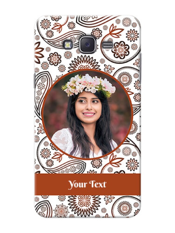 Custom Samsung J7 (2015)  Floral Abstract Mobile Case Design