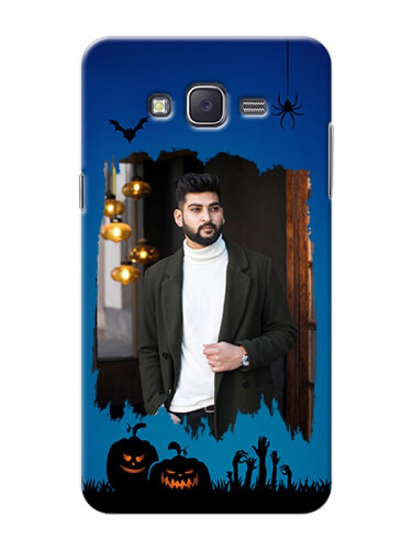 Custom Samsung J7 (2015)  halloween Design