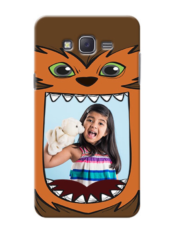 Custom Samsung J7 (2015)  owl monster backcase Design