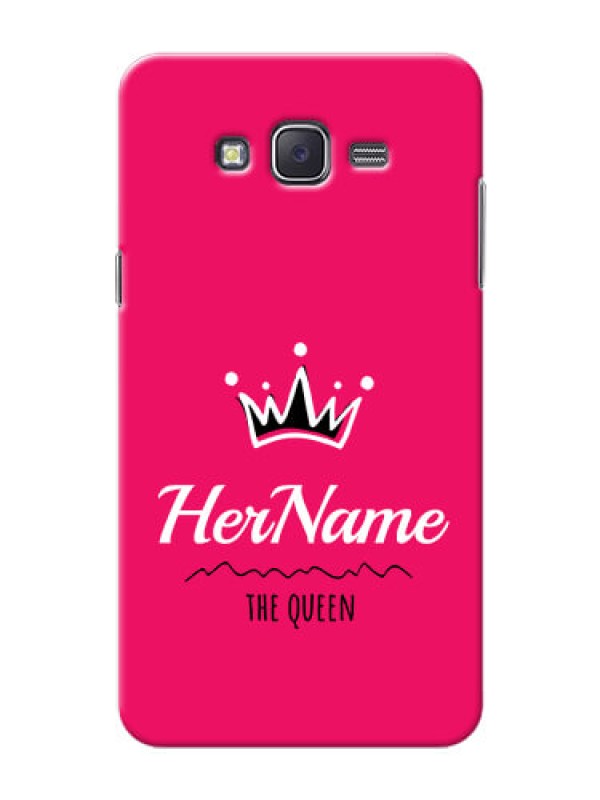 Custom Galaxy J7 (2015) Queen Phone Case with Name