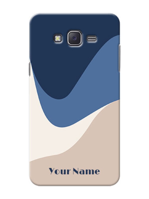 Custom Galaxy J7 (2015) Back Covers: Abstract Drip Art Design