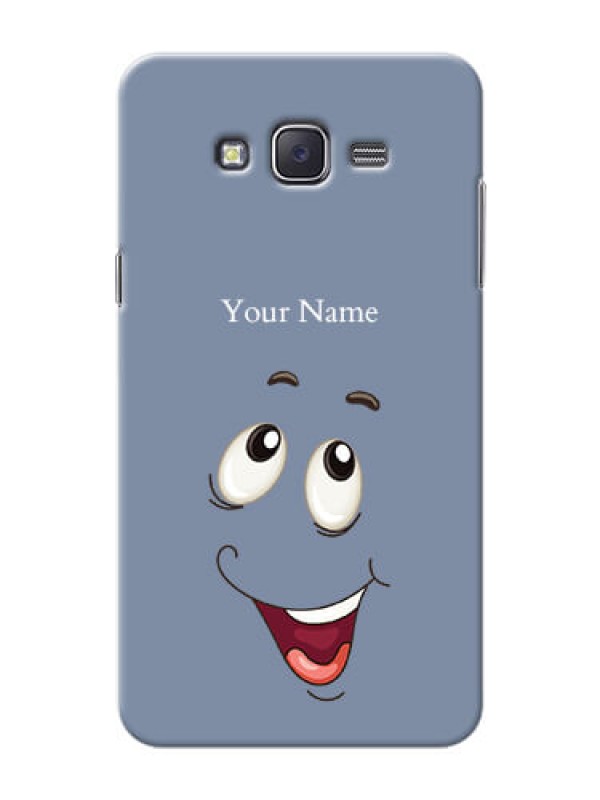 Custom Galaxy J7 (2015) Phone Back Covers: Laughing Cartoon Face Design