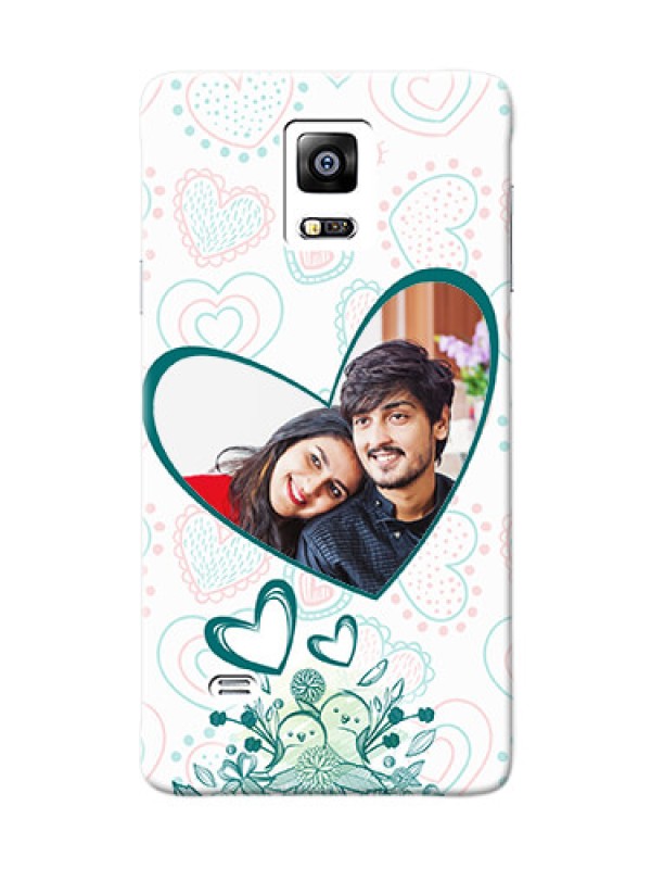Custom samsung Note4 (2015) Couples Picture Upload Mobile Case Design