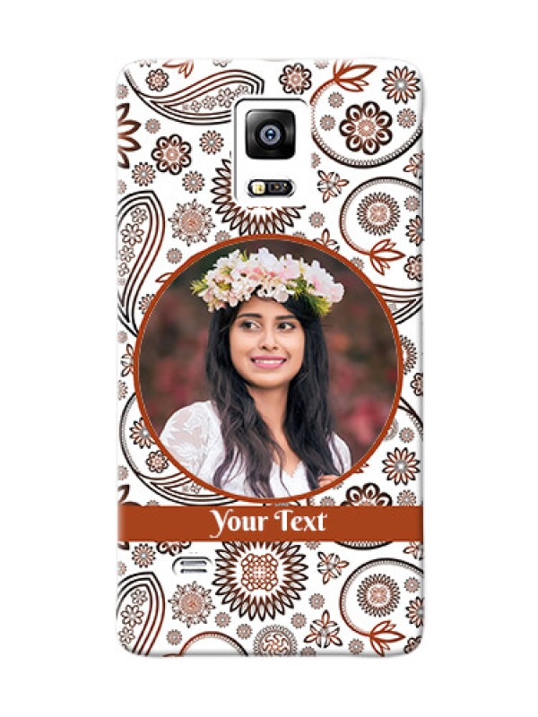 Custom samsung Note4 (2015) Floral Abstract Mobile Case Design