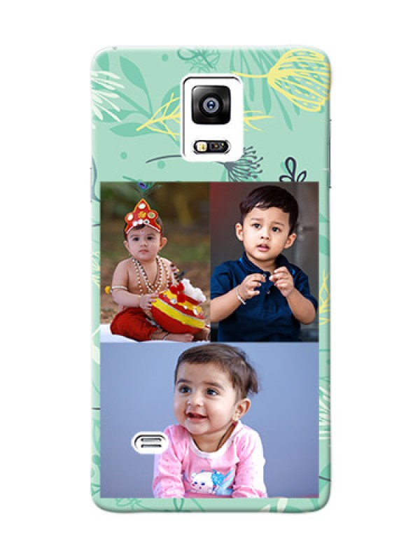 Custom samsung Note4 (2015) family is forever design with floral pattern Design