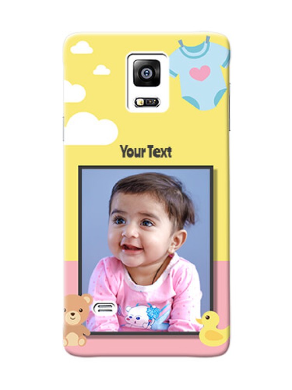 Custom samsung Note4 (2015) kids frame with 2 colour design with toys Design