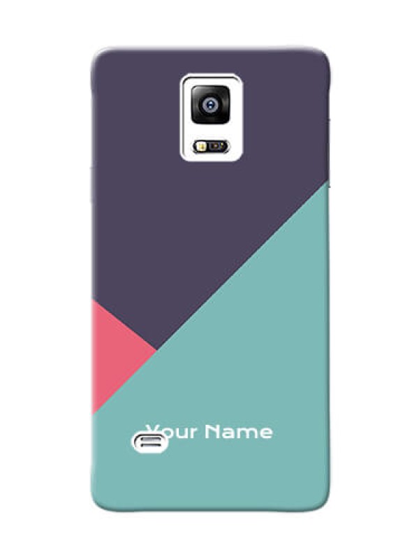 Custom Galaxy Note4 (2015) Custom Phone Cases: Tri  Color abstract Design