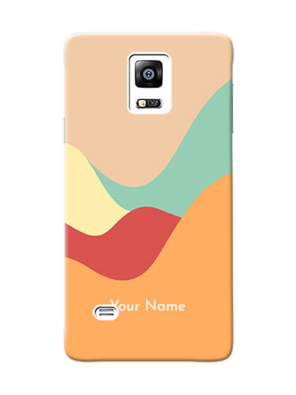 Custom Galaxy Note4 (2015) Custom Mobile Case with Ocean Waves Multi-colour Design