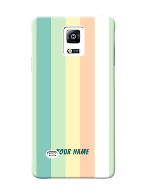 Custom Galaxy Note4 (2015) Back Covers: Multi-colour Stripes Design