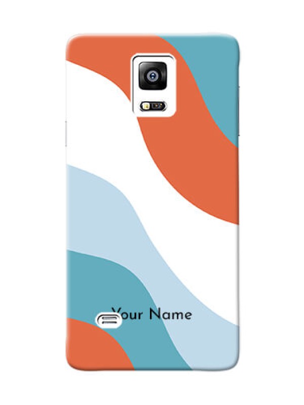 Custom Galaxy Note4 (2015) Mobile Back Covers: coloured Waves Design