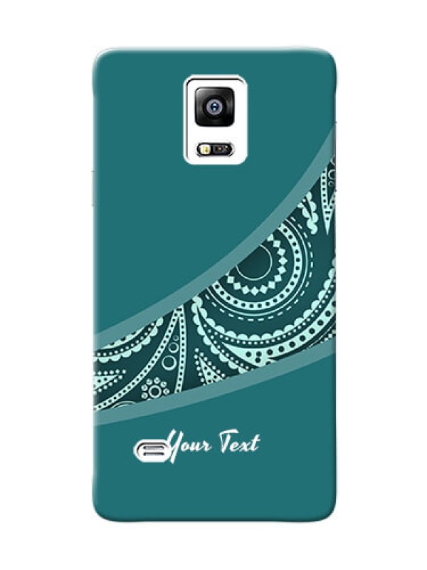 Custom Galaxy Note4 (2015) Custom Phone Covers: semi visible floral Design