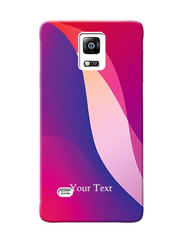 Custom Galaxy Note4 (2015) Mobile Back Covers: Digital abstract Overlap Design