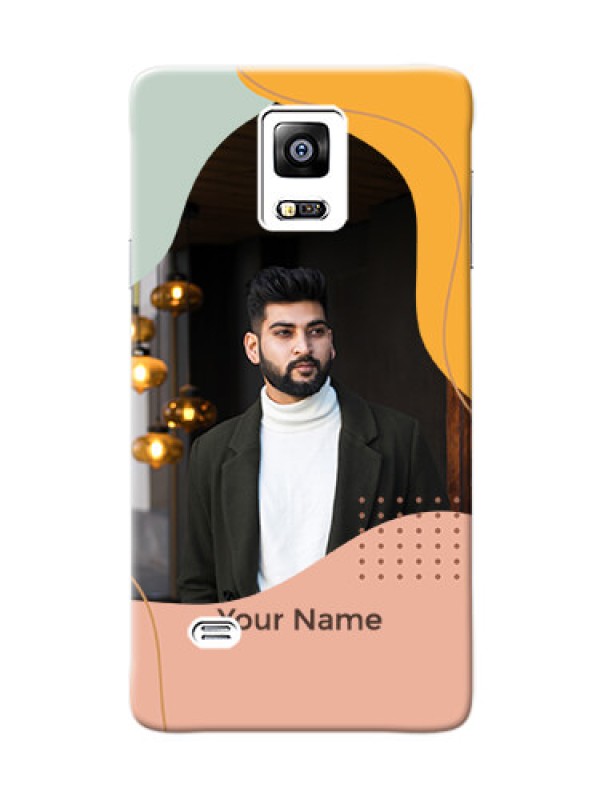 Custom Galaxy Note4 (2015) Custom Phone Cases: Tri-coloured overlay design