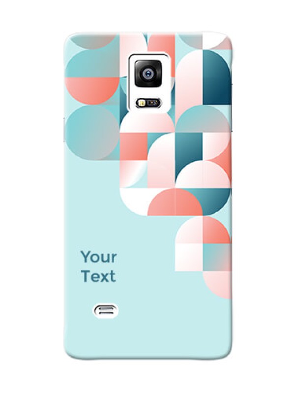 Custom Galaxy Note4 (2015) Back Covers: Stylish Semi-circle Pattern Design